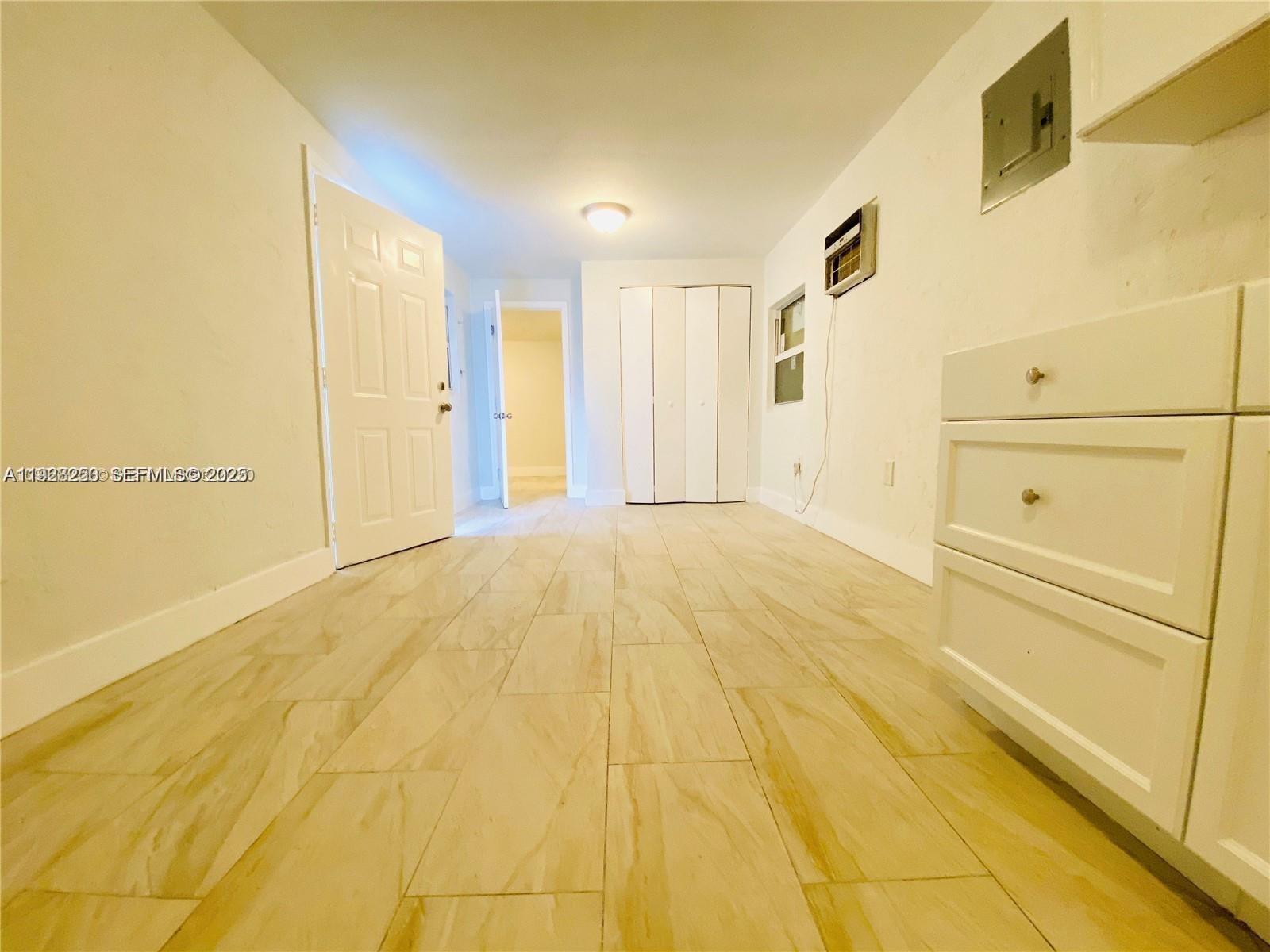 a view of empty room