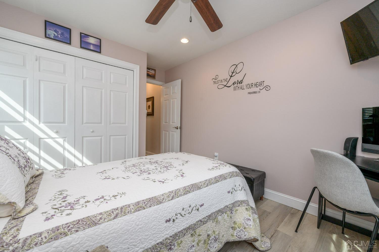 3 Bow Drive Brick, NJ 08723 - Photo 22 of 36 a bedroom with a bed and a flat screen tv