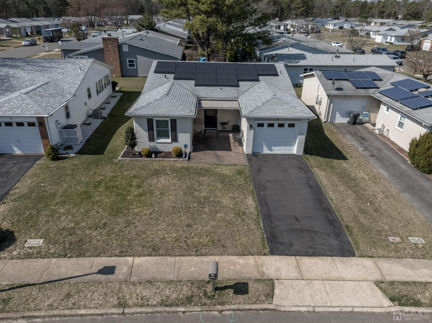 3 Bow Drive Brick, NJ 08723 - Photo 30 of 36 an aerial view of a house with swimming pool