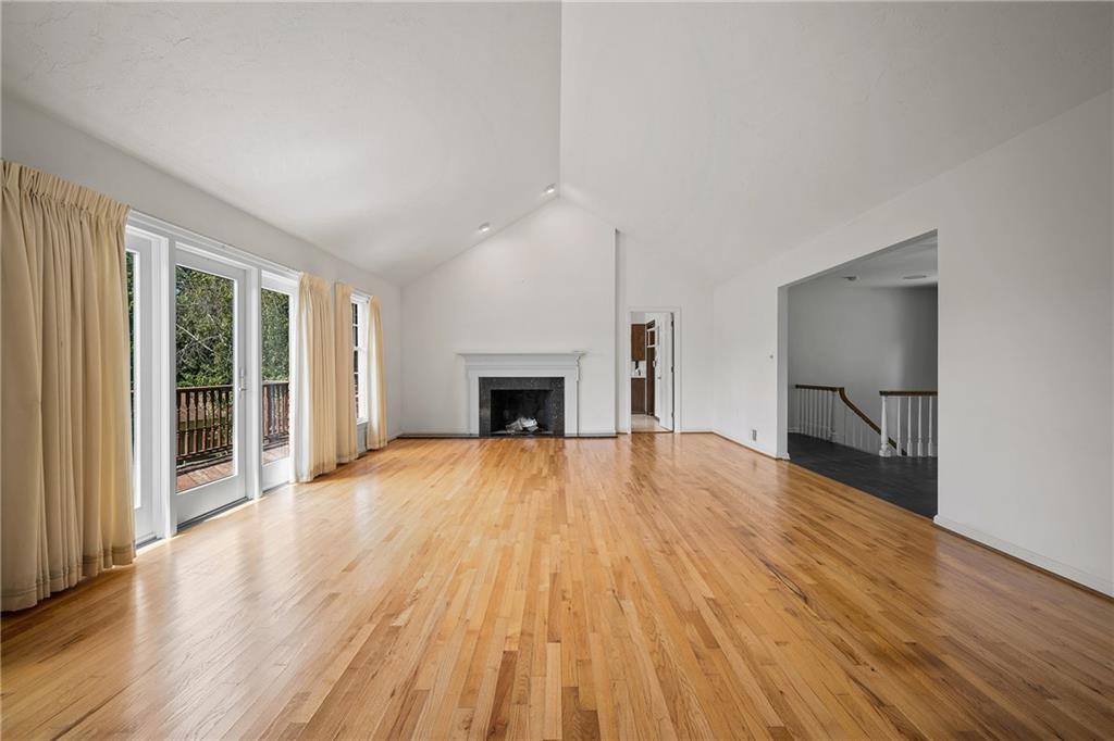 45 Stonedale Road Sewickley, PA 15143 - Photo 19 of 28 wooden floor fireplace and natural light in room