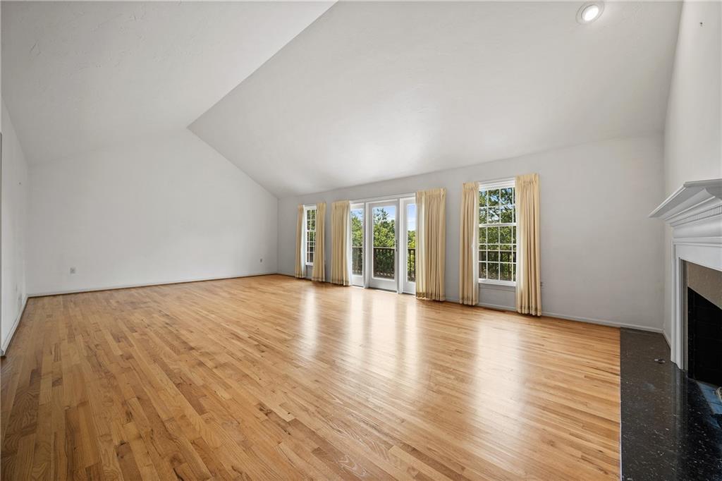 45 Stonedale Road Sewickley, PA 15143 - Photo 20 of 28 a view of an empty room with wooden floor and a window