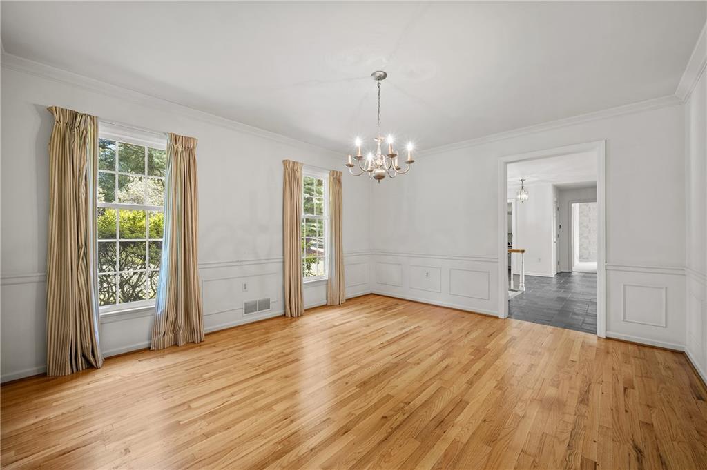 45 Stonedale Road Sewickley, PA 15143 - Photo 21 of 28 a view of an empty room with glass door and wooden floor