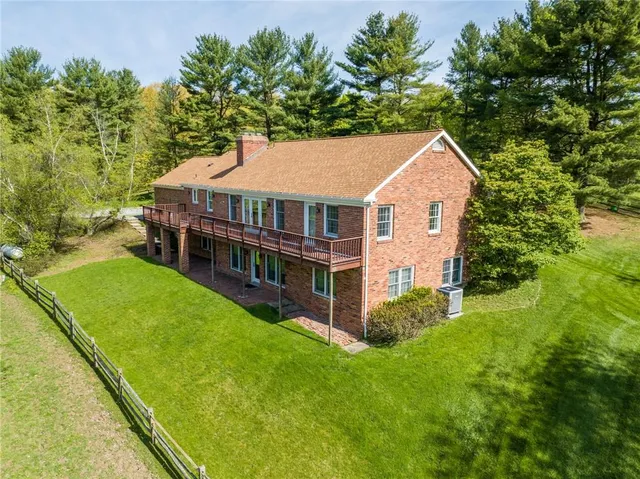 a view of a green field
