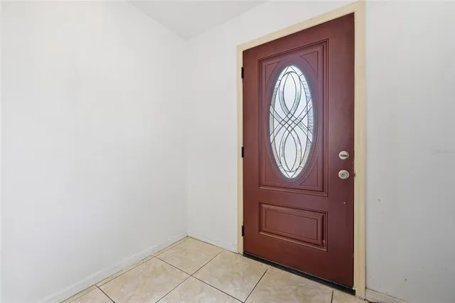 a view of front door with a door