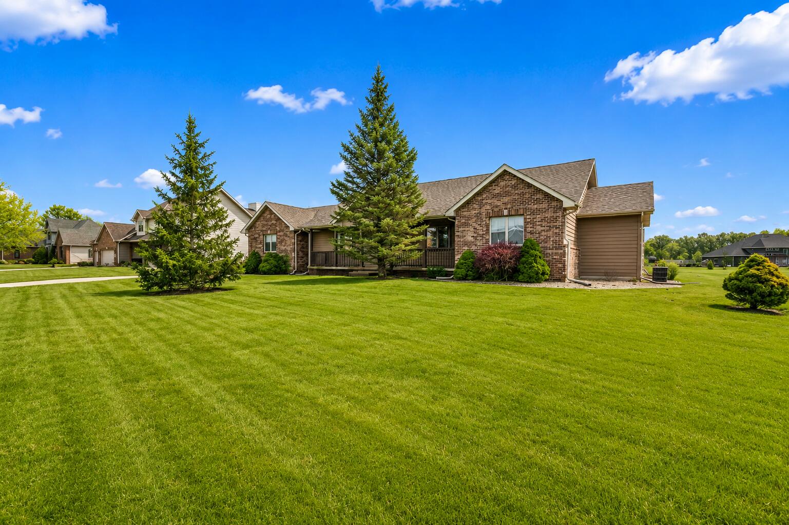 5005 West 152nd Court Crown Point, IN 46307 - Photo 2 of 22 a front view of house with yard and green space