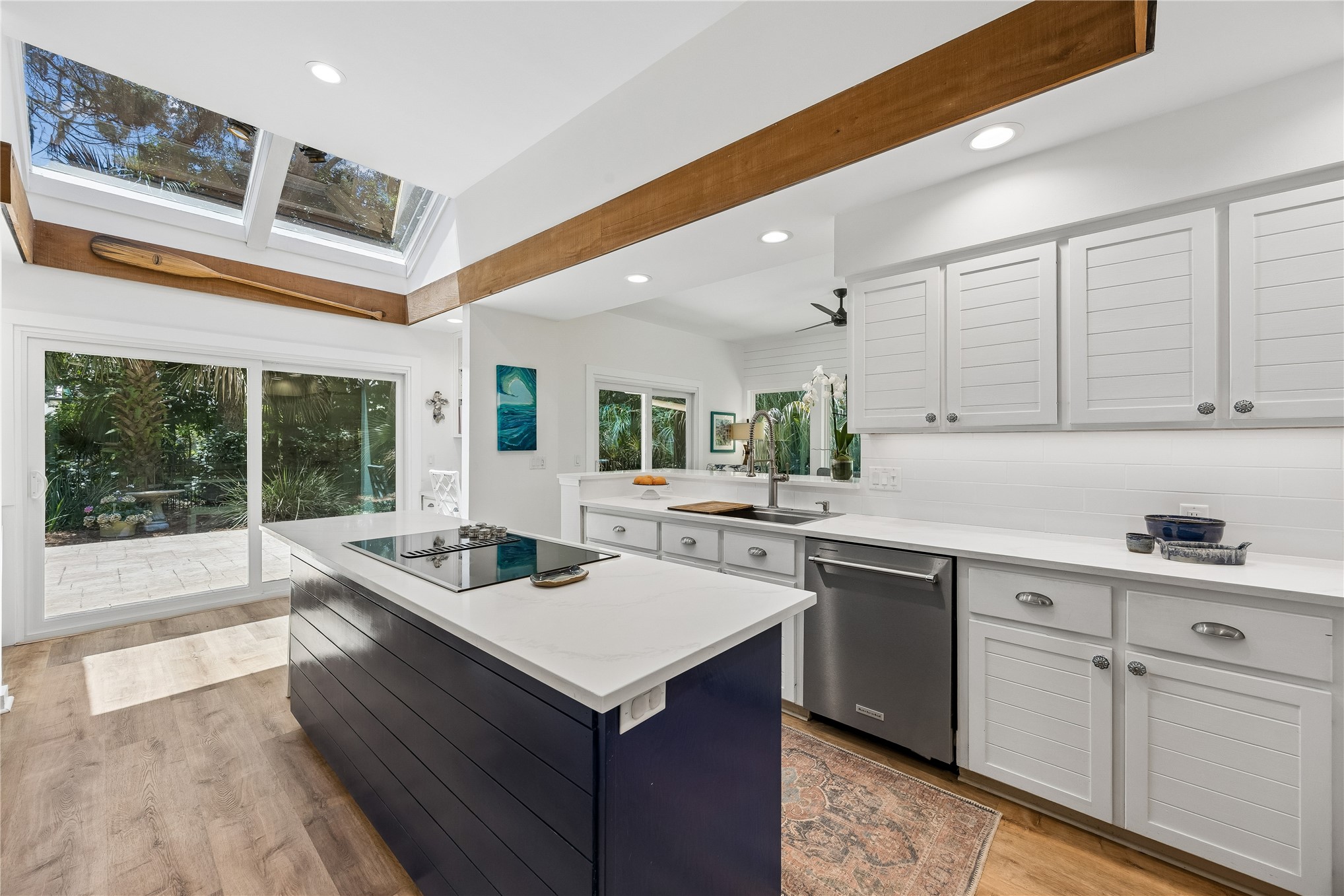 123 Bitternut Road Fernandina Beach, FL 32034 - Photo 29 of 87 Easy access to the patio and the intimate Keeping Room is set back to the right of the kitchen.