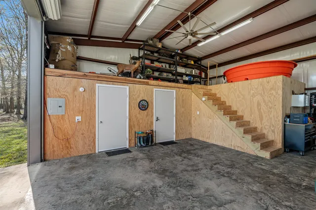 a view of storage and utility room