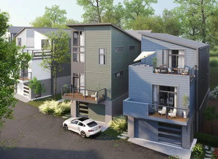 a swimming pool with outdoor seating and yard