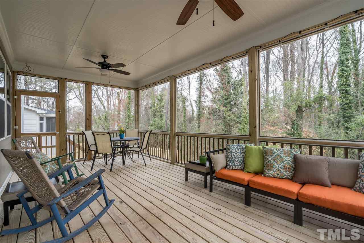 439 Plainview Avenue Raleigh, NC 27604 - Photo 25 of 29 a balcony with furniture and a potted plant