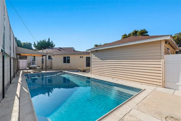 a view of a house with pool