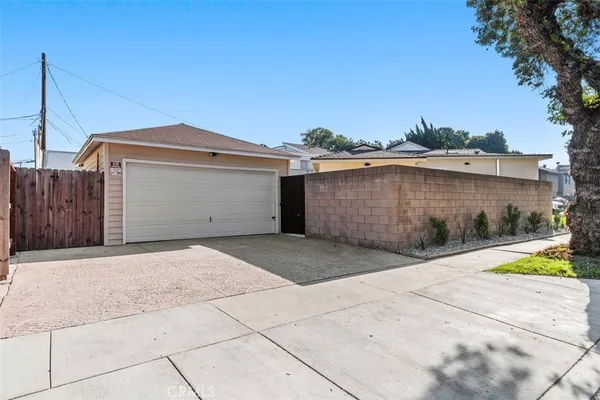 a front view of a house with a garage