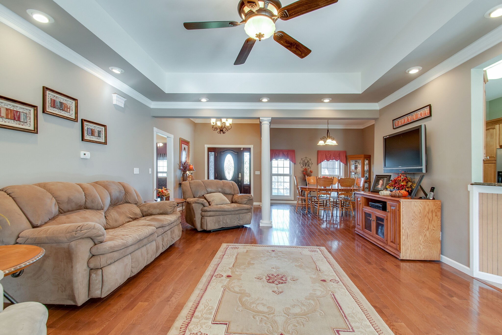 1230 Grindstone Hollow Road Dickson, TN 37055 - Photo 11 of 50 a living room with furniture and a flat screen tv