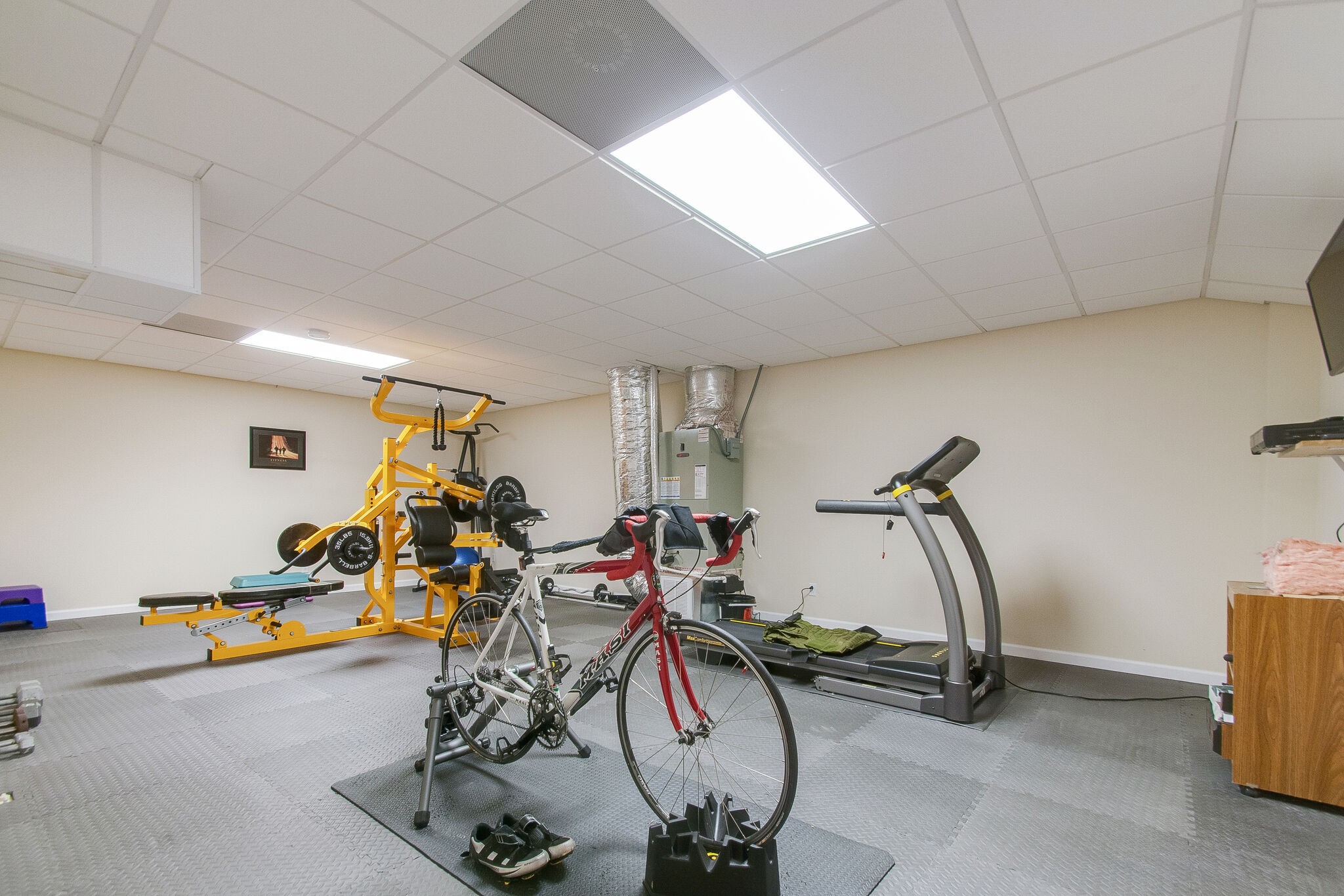 1230 Grindstone Hollow Road Dickson, TN 37055 - Photo 30 of 50 a view of a room with gym equipment