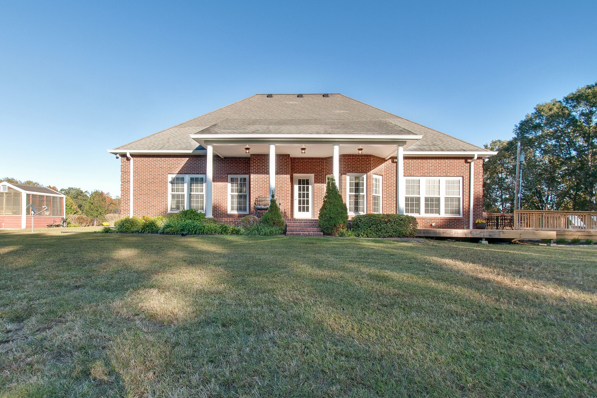 1230 Grindstone Hollow Road Dickson, TN 37055 - Photo 37 of 50 a front view of a house with a garden