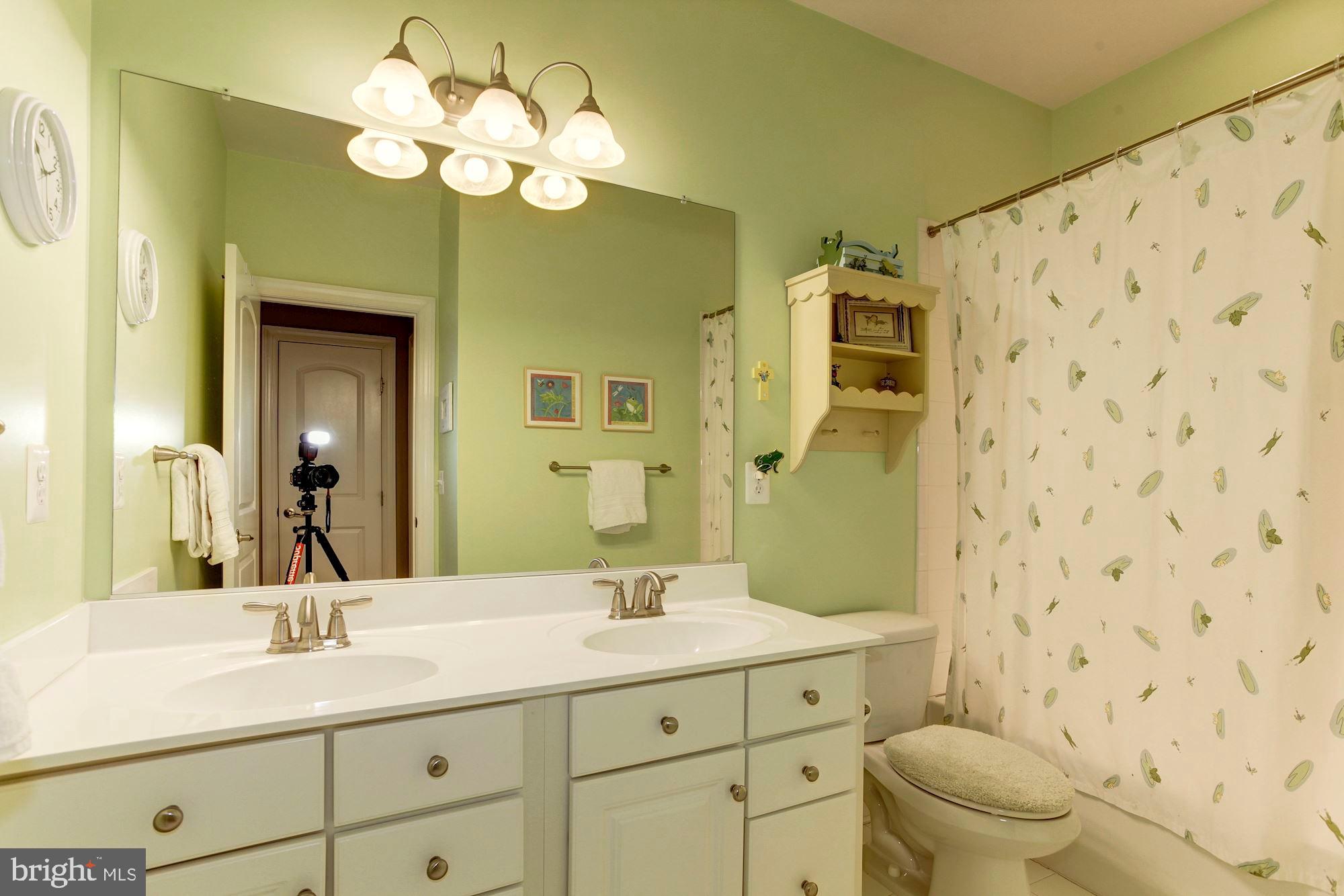 24960 Castleton Drive Chantilly, VA 20152 - Photo 37 of 44 a bathroom with a double vanity sink mirror and toilet