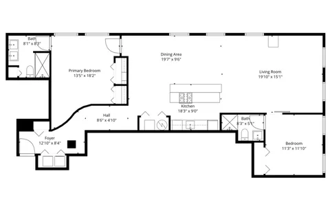 $629,000 | 110 North Peoria Street, Unit 205, Chicago, IL 60607