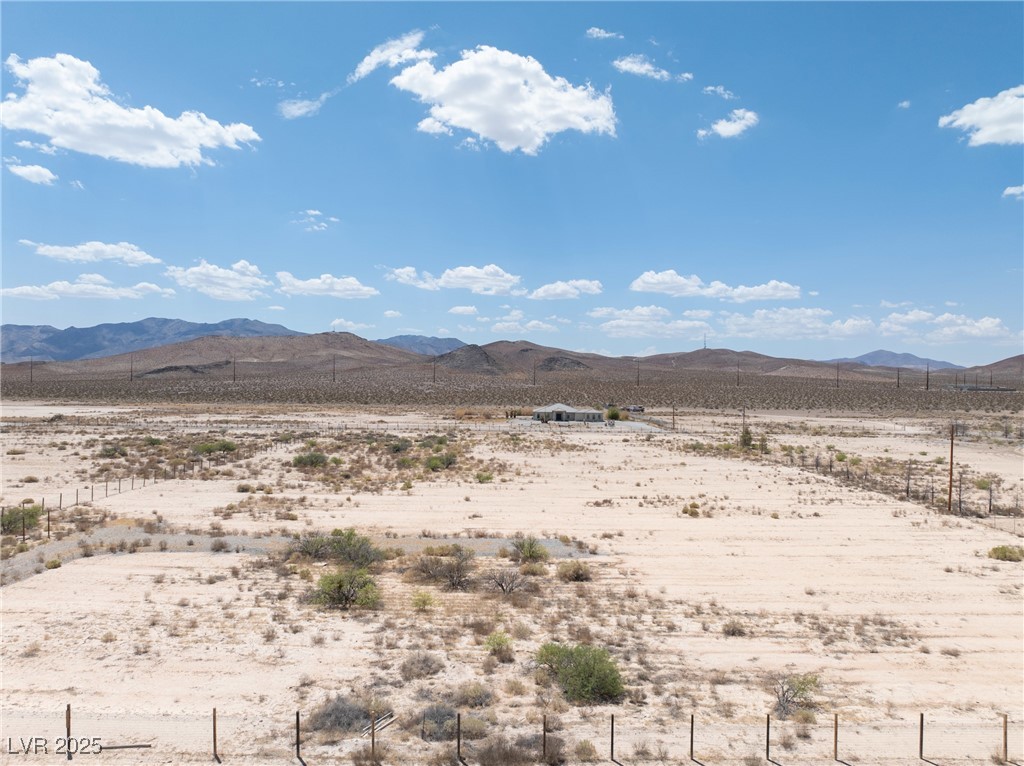 1400 South Warren Street Pahrump, NV 89048 - Photo 14 of 20 Mountain view featuring rural landscape from street front towards the west
