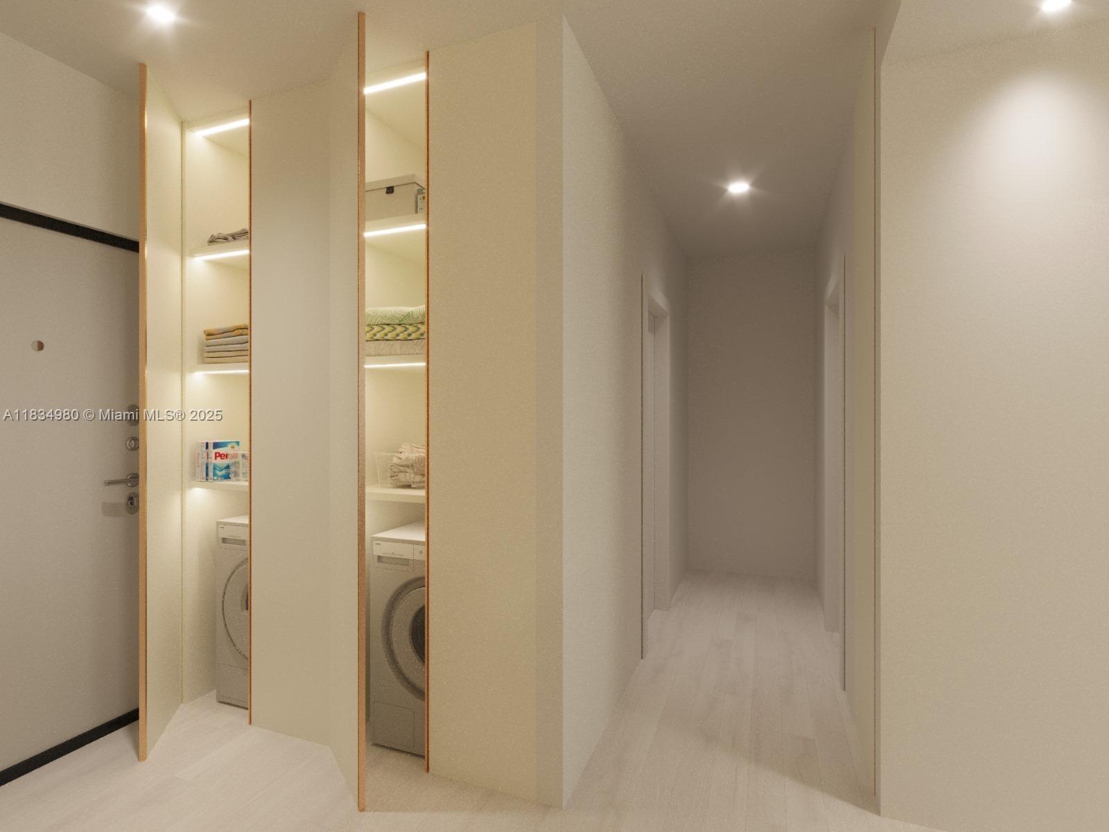 2301 Collins Avenue, Unit 415 Miami Beach, FL 33139 - Photo 9 of 23 a bathroom with a shower and a sink