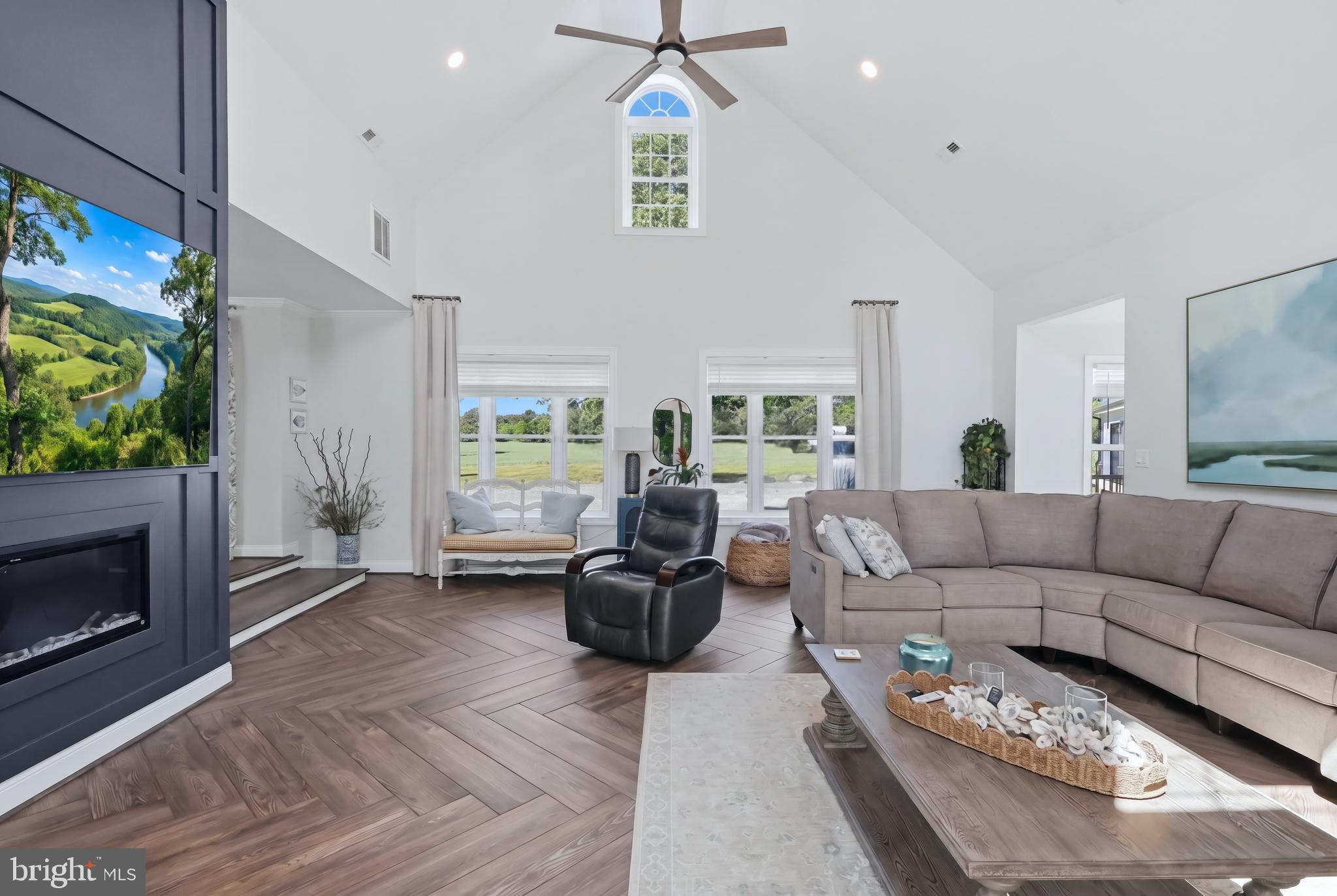 38980 Hodges Road Avenue, MD 20609 - Photo 26 of 98 Family room with cathedral ceiling and views