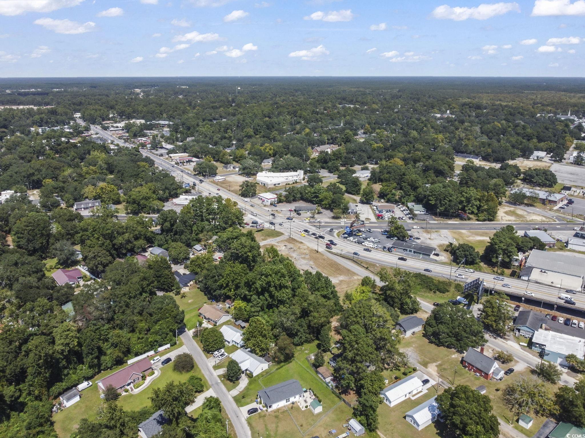 411 Apple Lane Conway, SC 29527 - Photo 7 of 9 Aerial view of property and surrounding area with a forest