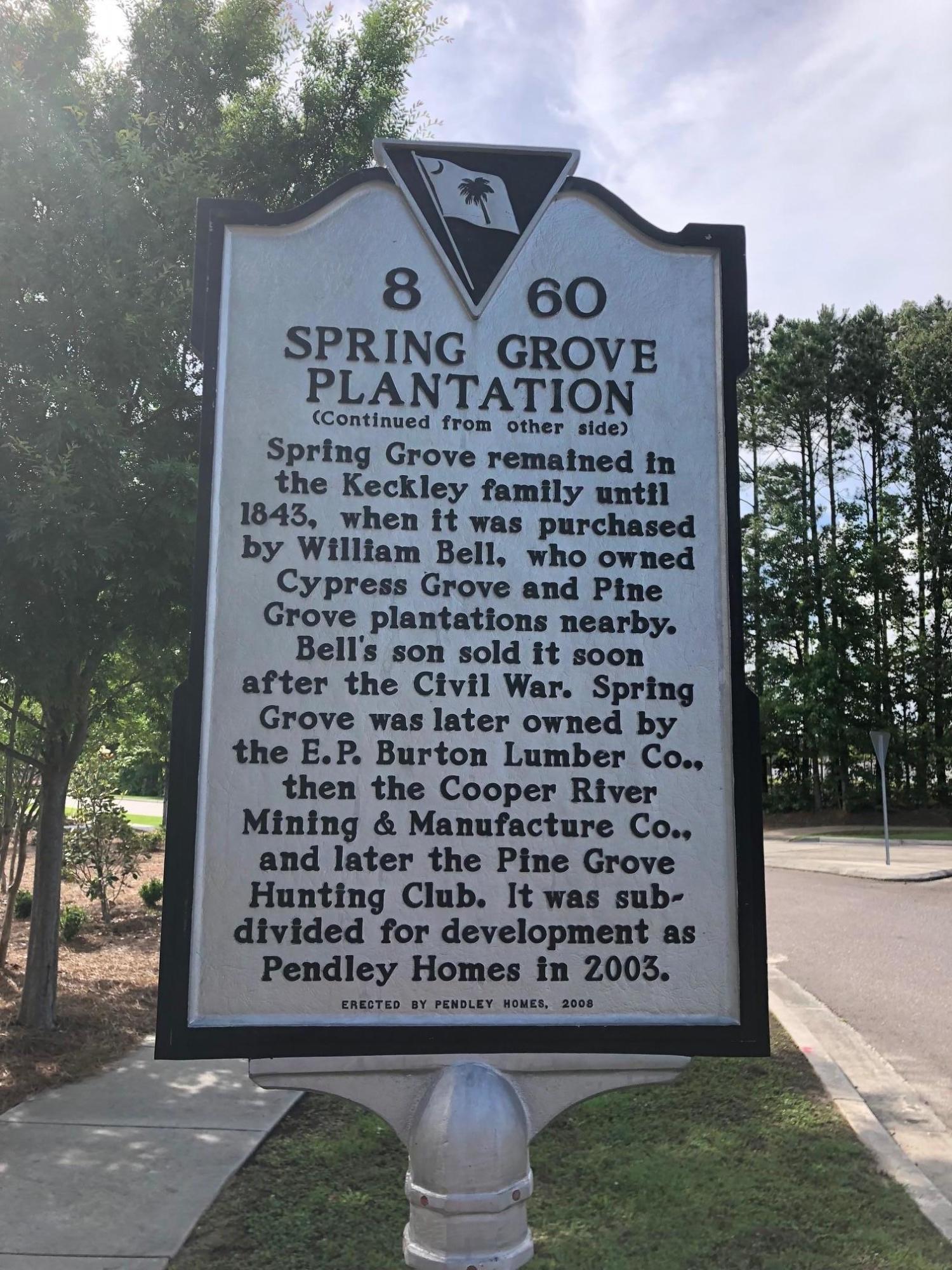 119 Nolin Road Moncks Corner, SC 29461 - Photo 44 of 44 spring grove history sign