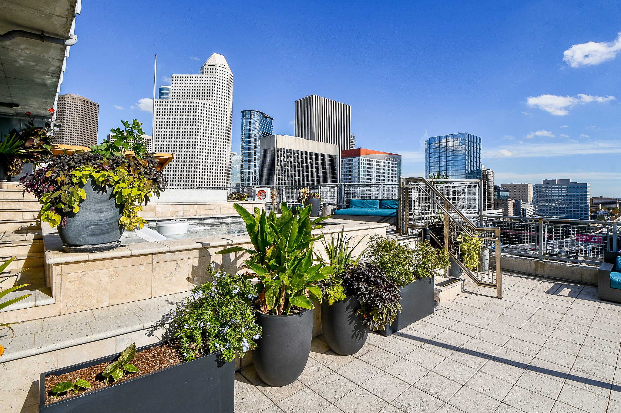 2000 Bagby Street, Unit 5441 Houston, TX 77002 - Photo 28 of 34 a view of a potted flower in the city