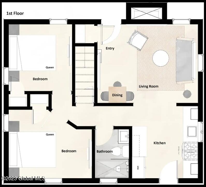 17 State Street Middletown, NY 10940 - Photo 18 of 18 mid floor plan1