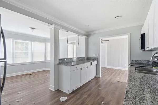 a bathroom with a sink and a bathtub