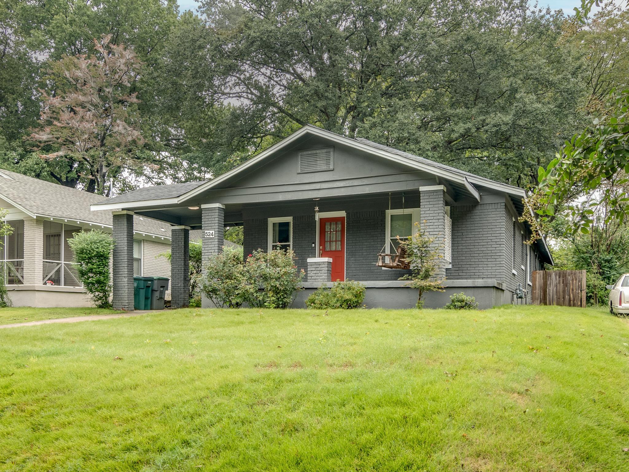 524 Alexander Street Memphis, TN 38111 - Photo 3 of 34 View of front of home featuring covered porch and a front lawn