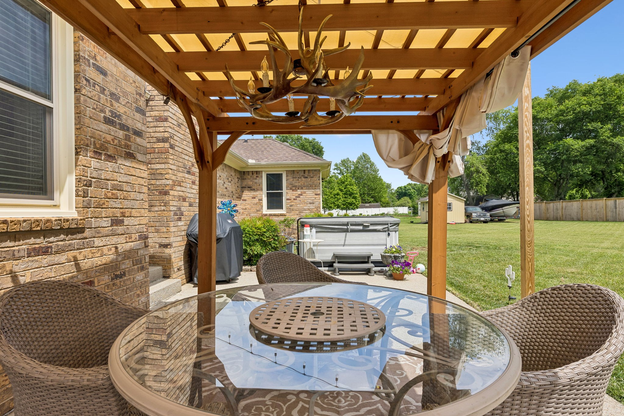 2104 Red Mile Road Murfreesboro, TN 37127 - Photo 22 of 28 a outdoor living space with furniture and a rug
