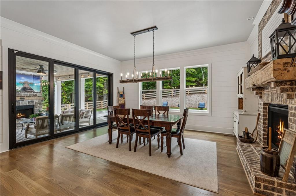 6326 Point Twenty Two Gainesville, GA 30506 - Photo 27 of 92 a view of a dining room with furniture window and outside view