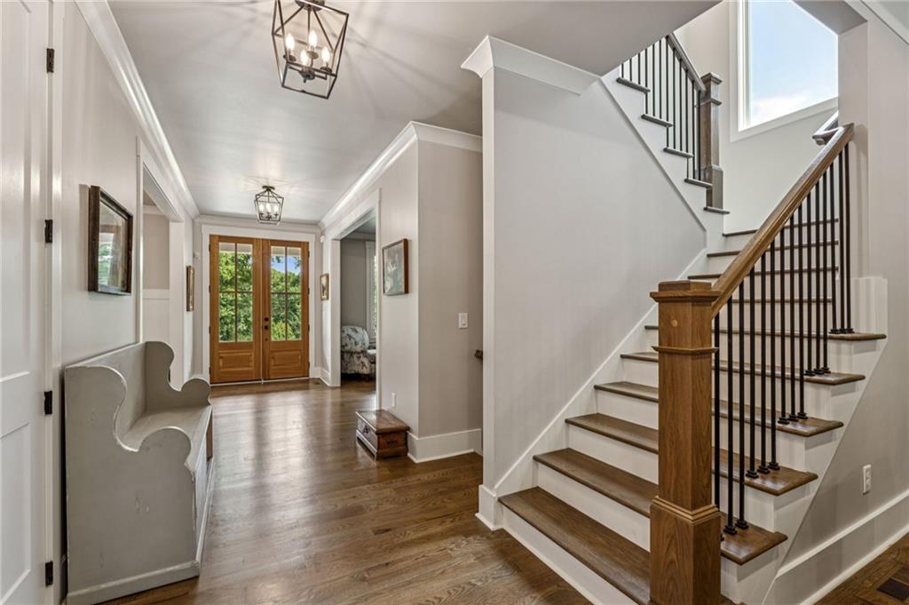 6326 Point Twenty Two Gainesville, GA 30506 - Photo 10 of 92 a view of entryway and hall with wooden floor