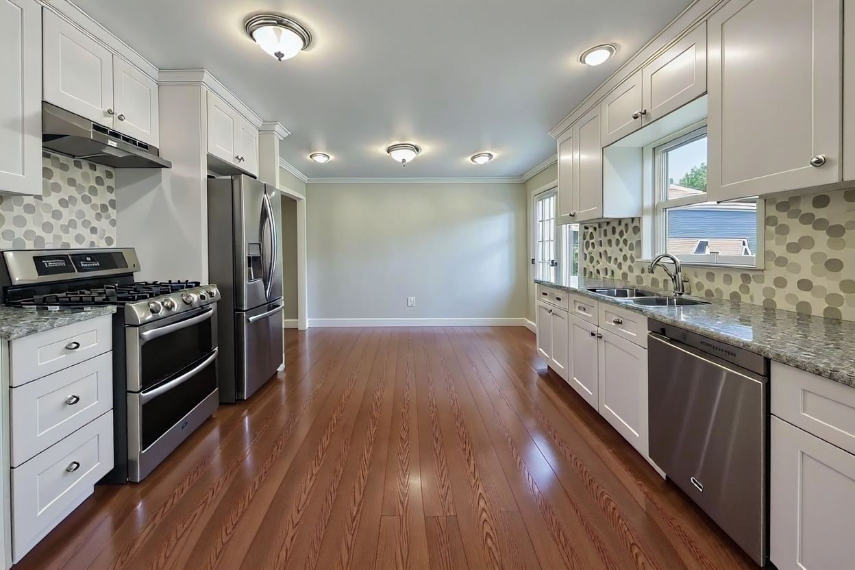 8911 Blankenship Drive Houston, TX 77080 - Photo 9 of 21 Rendering of Kitchen with hardwoods