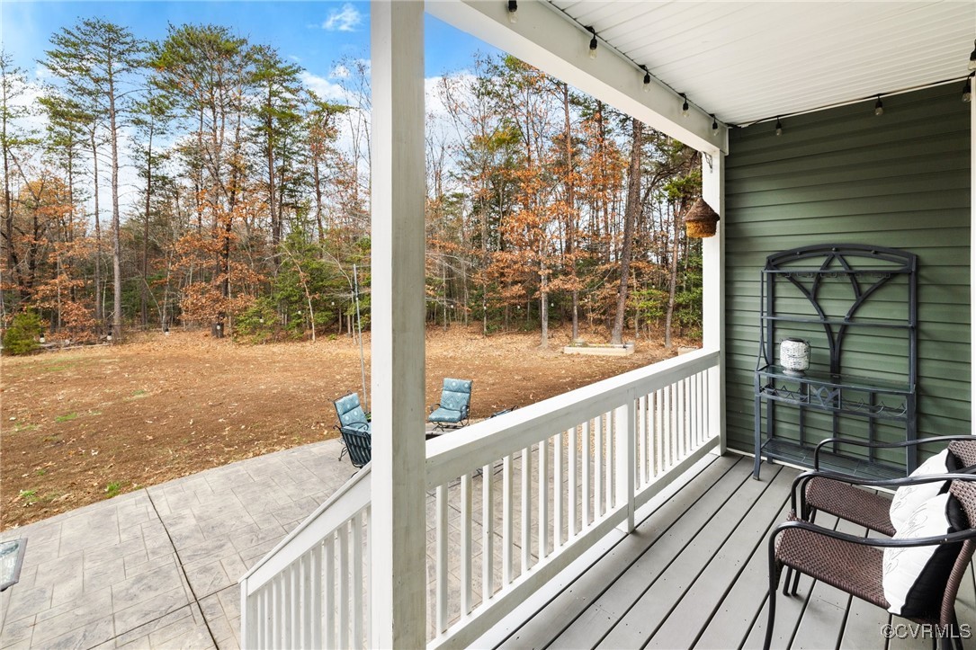 2802 Perkinsville Road Maidens, VA 23102 - Photo 29 of 40 View of wooden deck