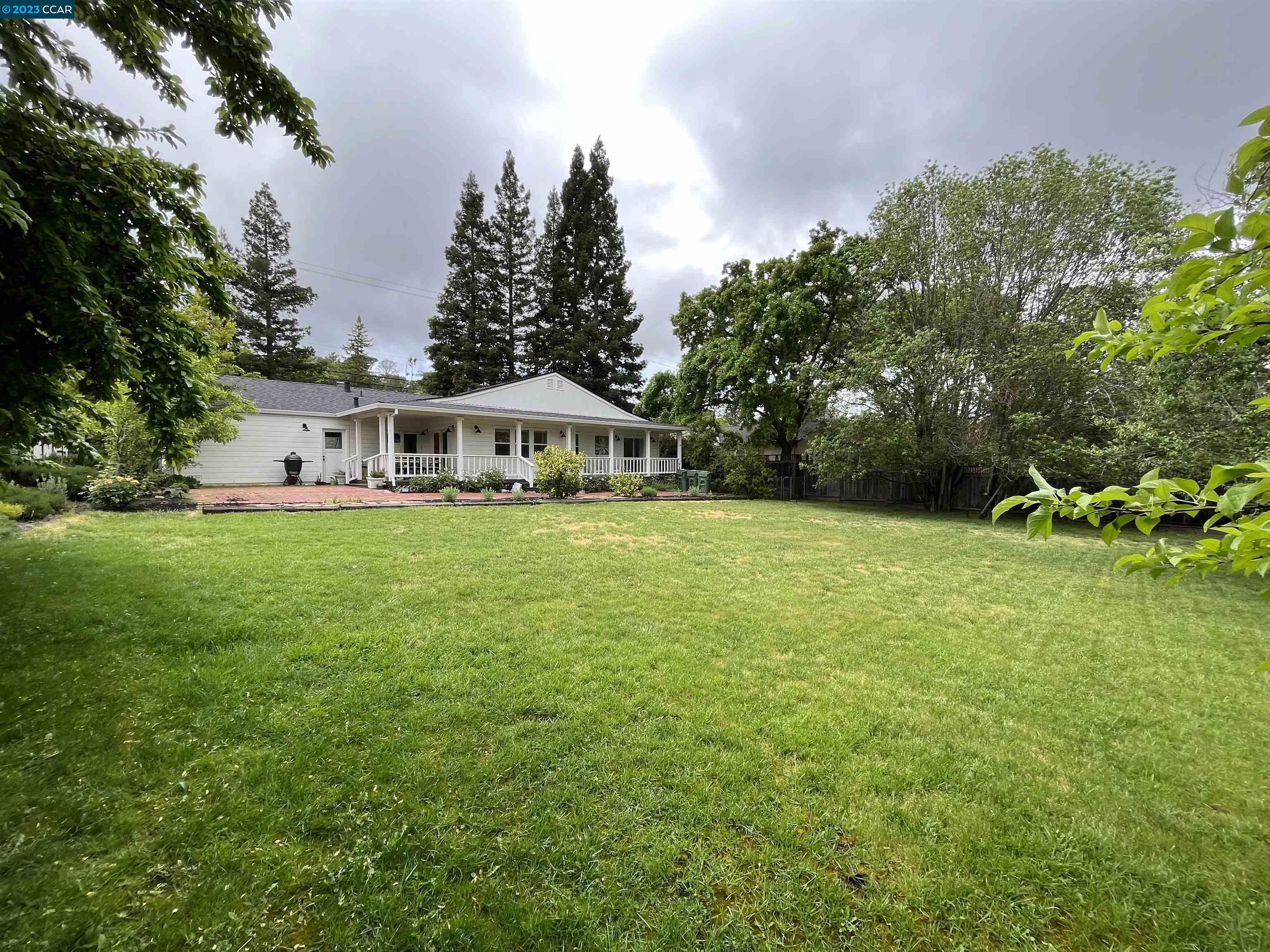 3524 Oliver Court Lafayette, CA 94549 - Photo 26 of 32 a view of a house with a big yard