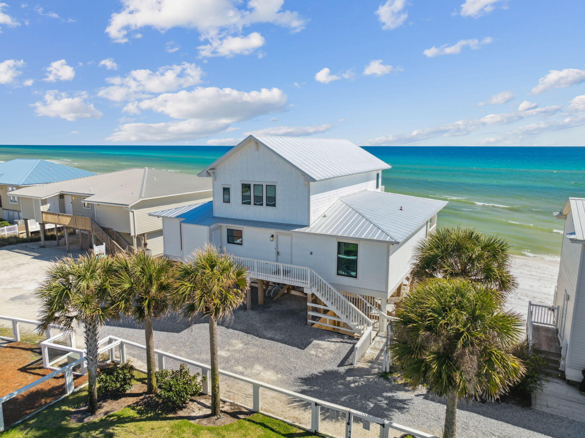 103 Fort Panic Road Santa Rosa Beach, FL 32459 - Photo 34 of 60 a aerial view of a house with a garden