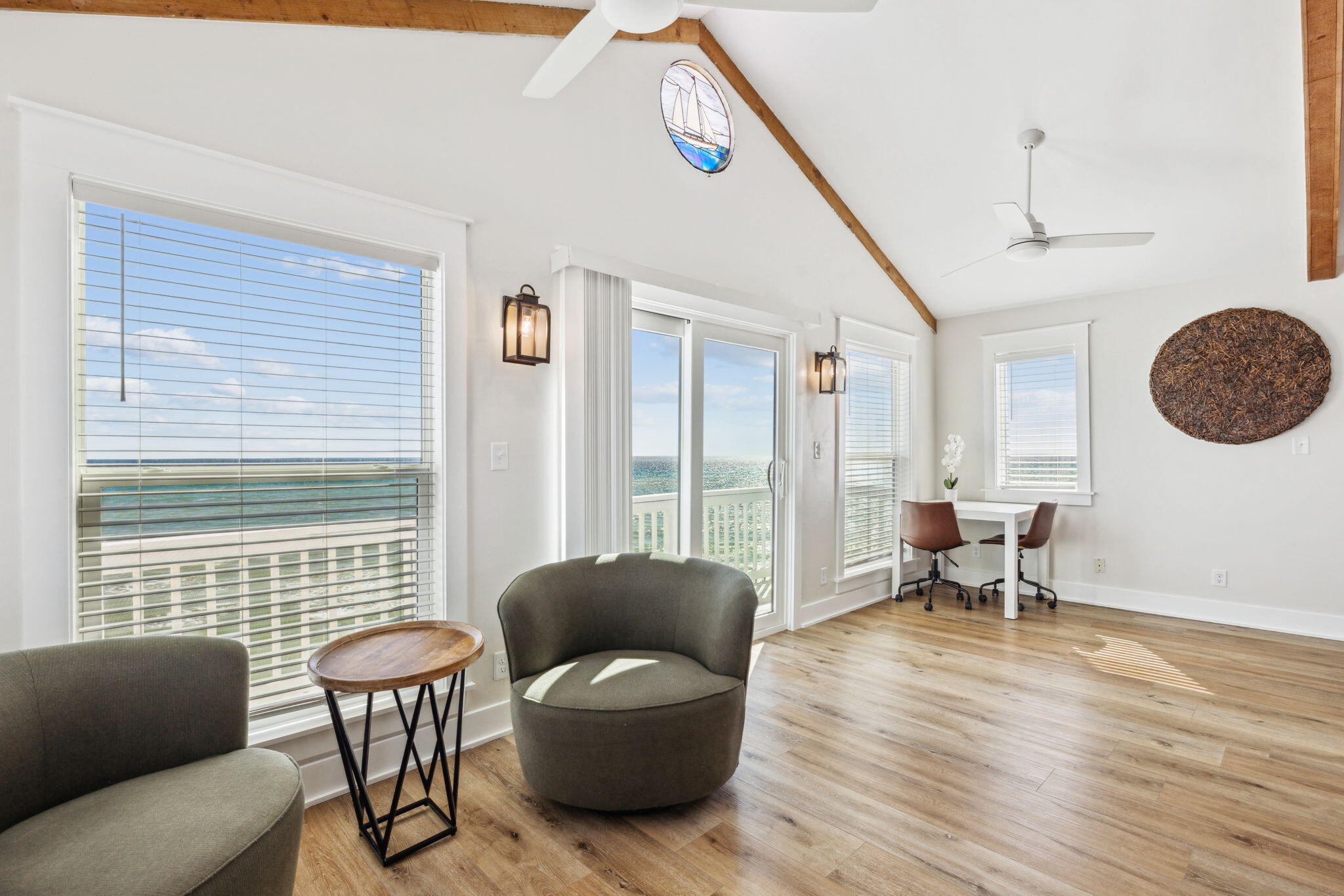 103 Fort Panic Road Santa Rosa Beach, FL 32459 - Photo 56 of 60 a living room with furniture and a window