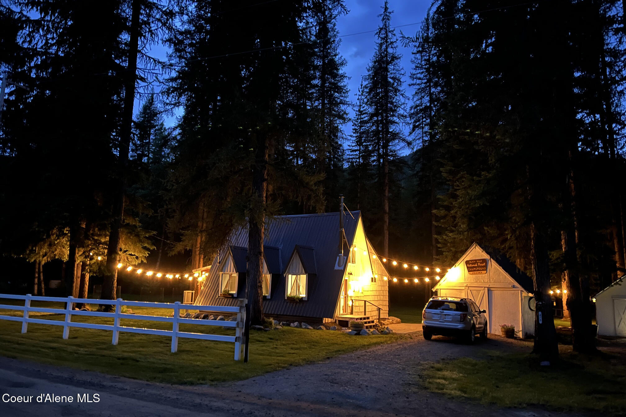 475 Dry Creek Road Clark Fork, ID 83811 - Photo 34 of 53 Night View