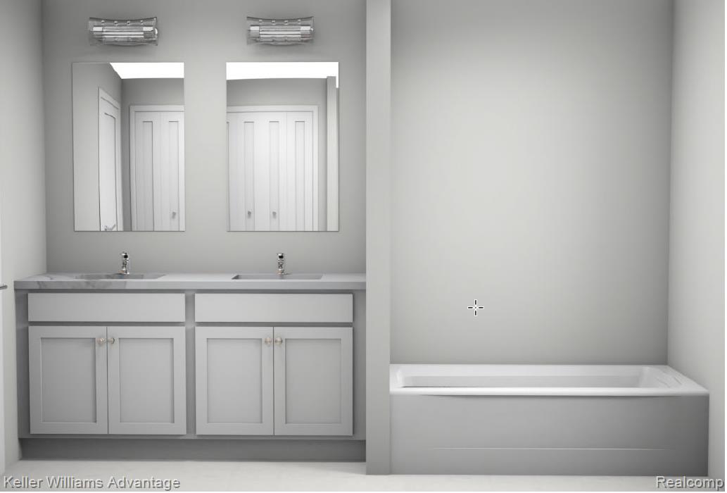 820 Ridge Road South Canton, MI 48188 - Photo 4 of 17 Upper Bathroom Rendering