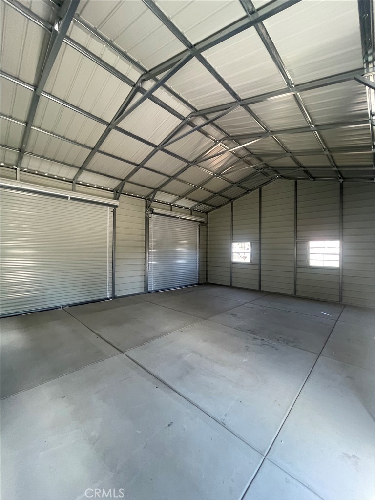 19165 Spalding Avenue Riverside, CA 92508 - Photo 6 of 32 Interior of Steel Garage
