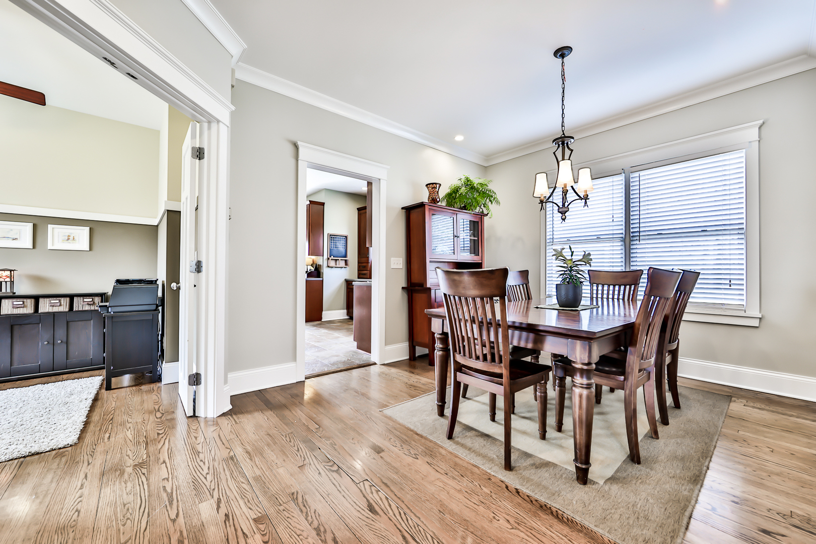 65 East Quincy Street Riverside, IL 60546 - Photo 11 of 49 a view of a dining room with furniture window and wooden floor