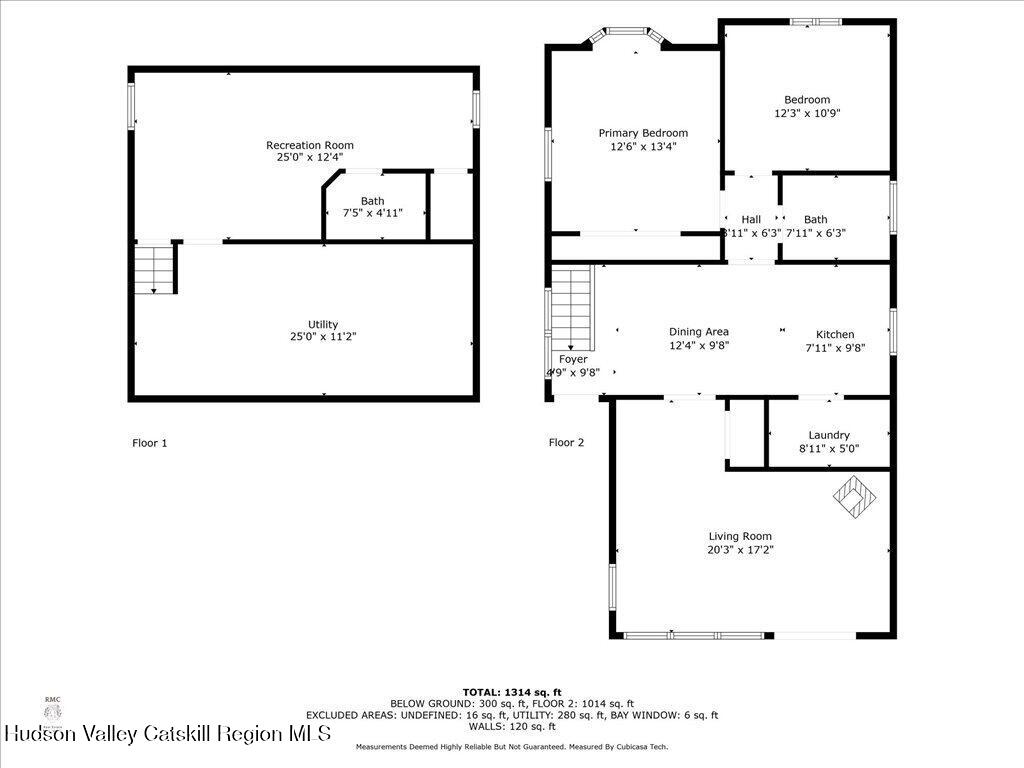 466 New Paltz Road Highland, NY 12528 - Photo 38 of 40 02-all floors dimensions