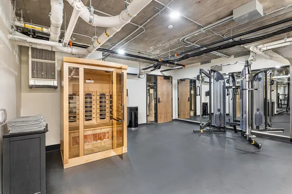 a view of a storage room with a lot of stuff