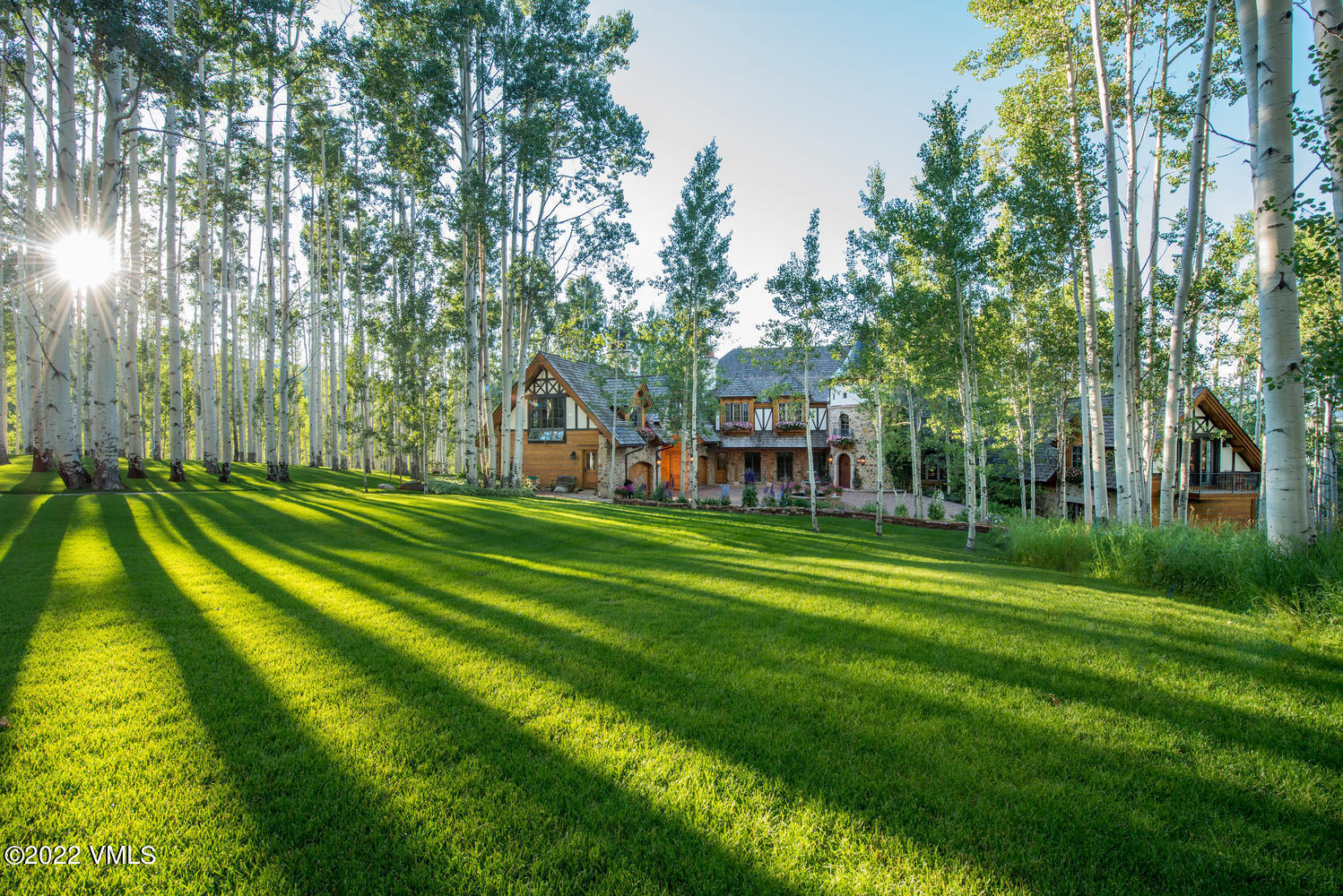 157 Pilgrim Drive Edwards, CO 81632 - Photo 2 of 29 a view of a swimming pool with a garden and trees
