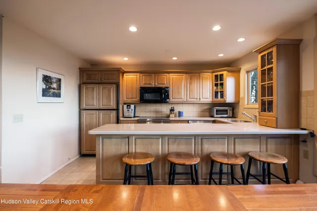 a view of a hallway with workspace