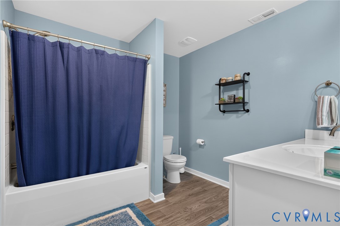 311 Cardinal Road Louisa, VA 23093 - Photo 28 of 39 Bathroom featuring a white vanity with an integrat