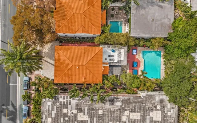 front view of a house with a street
