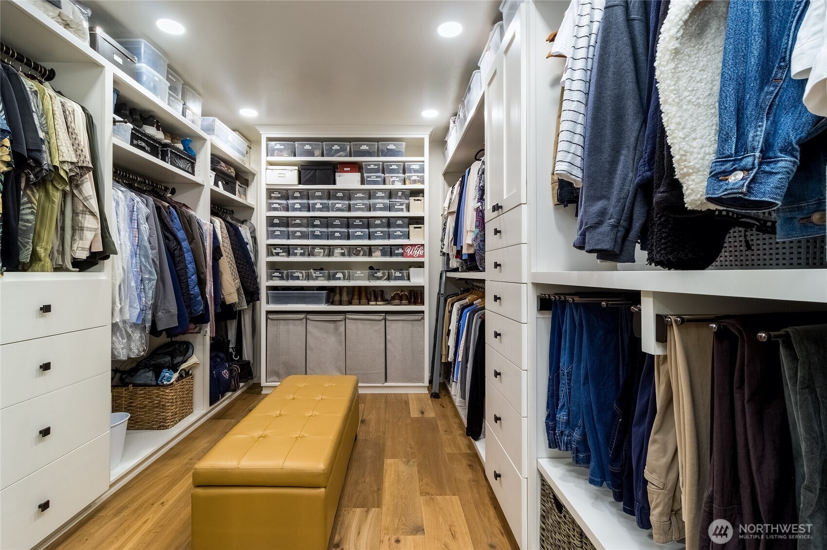 1343 Highland Road Walla Walla, WA 99362 - Photo 21 of 40 a view of walk in closet with clothes and shoes