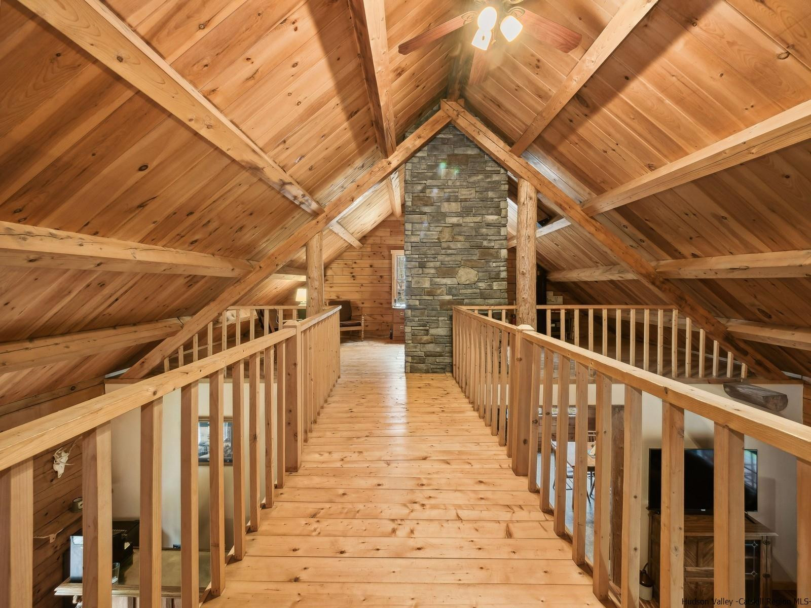 815 Peak Road Stone Ridge, NY 12484 - Photo 28 of 35 a view of staircase with wooden floor and stairs