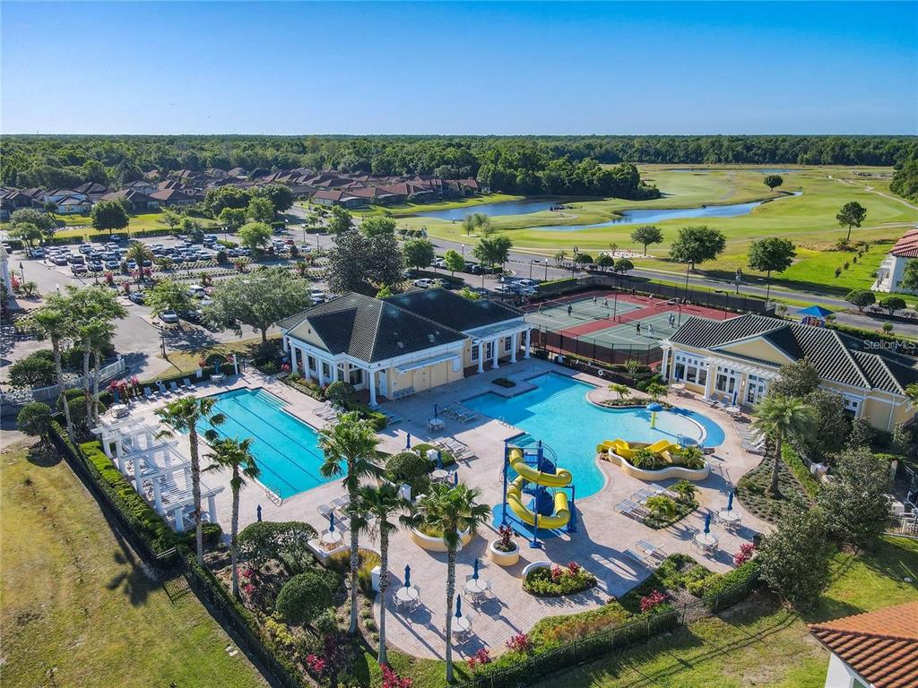 2000 Greenbriar Terrace Davenport, FL 33837 - Photo 15 of 50 an aerial view of a with a swimming pool
